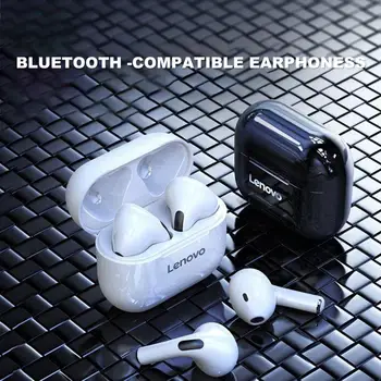 Lenovo LP40 Kulaklık Bluetooth Kablosuz Kulaklık Kulak Otomatik Eşleştirme Dokunmatik Kontrol E-spor Kulaklık Oyun İçin