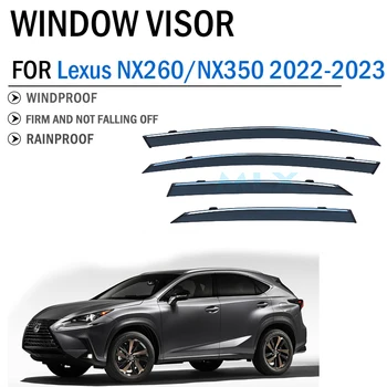 Lexus İÇİN NX350 NX260 NX 2022 2023 Pencere Siperliği Tente Barınakları Havalandırma Tonları Güneş Yağmur Deflektör Guard Araba Aksesuarları
