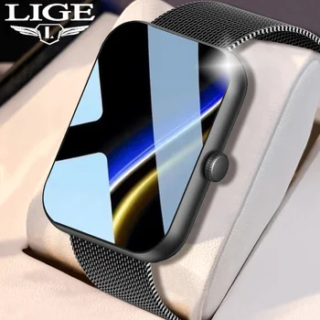 LIGE 2022 Yeni DIY İzle Yüz Spor akıllı saat Erkekler IP68 Su Geçirmez Kalp Hızı Çağrı Hatırlatma Kadınlar İçin Smartwatch Android IOS