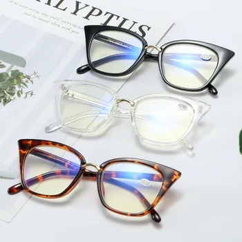 LONSY'NİN +1.5 +2.0 +2.5 +3.0 +3.5 +4.0 Moda Yuvarlak okuma gözlüğü Kadın Erkek Presbiyopi Gözlük Anti Yorgunluk Bilgisayar Gözlük