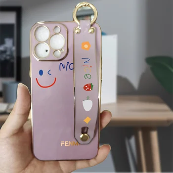 Lüks Kaplama Tpu Bileklik telefon kılıfı Tecno Camon 19 Pro Yaratıcı Darbeye Dayanıklı Tam Kamera Koruma Arka Kabuk Kapakları