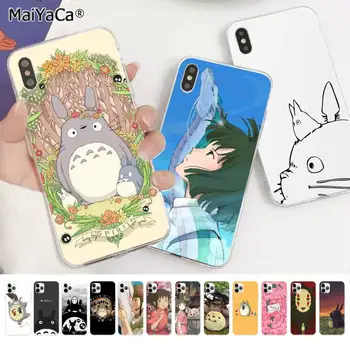 MaiYaCa Karikatür Stüdyo Ghibli Ruhların Kaçışı Totoro Telefon Kapak iphone SE 2020 11 pro XS MAX 8 7 6 6S Artı X 5 5S SE XR durumda