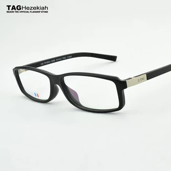 Marka gözlük çerçevesi erkekler Kare büyük kutu gözlük çerçeveleri erkekler için optik gözlük çerçevesi Miyopi bilgisayar gözlük gözlük