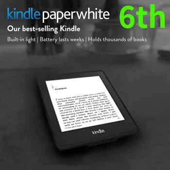 Marka yeni Kindle Paperwhite 6th nesil e-kitap okuyucu e-okuyucu E okuyucu E-mürekkep kitap dahili ışık