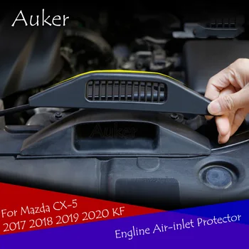Mazda için CX - 5 CX5 2017 2018 2019 2020 2021 KF Motor hava girişi Havalandırma Koruyucu Kapak Sticker Koruma Araba Styling Aksesuarları