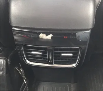 Mazda için CX-5 CX5 KF 2017 2018 2019 2020 İç Kol Dayama Kutusu Arka Klima Havalandırma Kapağı Trim Hava Çıkış Dekoratif