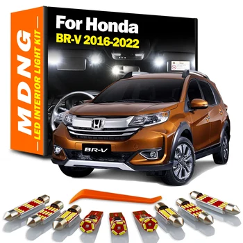 MDNG İçin 10 Adet Honda BRV BR-V 2016 2017 2018 2019 2020 2021 2022 Araç LED İç Harita kubbe ışık Kiti Araba Led Lamba Canbus