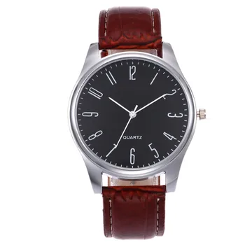 Mens Simple Business Fashion Leather Quartz Wrist Watch часы мужские наручные montre homme watches mens 2022 relógio feminino