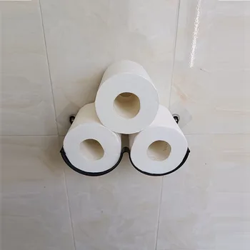 Metal Doku Tuvalet rulo kağıt havlu Tutucu Banyo Mutfak Dekorasyon Duvara monte Dalga Bulut Şekli 2 Katmanlı Yem Depolama Rafı