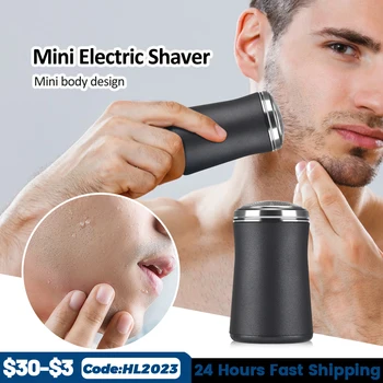 Mini Cep Elektrikli Tıraş Makinesi Jilet Bayanlar ve Erkekler İçin USB Şarj Edilebilir Saç Düzeltici Ev Seyahat için Taşınabilir Sakal Tıraş