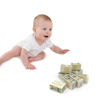 Mini dolar faturaları Banknot Cep Fatura Bebek Evi için Kağıt para para greenback ABD Amerikan 100 adet