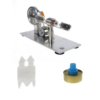 Mini sıcak hava Stirling motor Motor modeli buhar ısı eğitim modeli oyuncak bilimsel deney sahne kolay kullanım