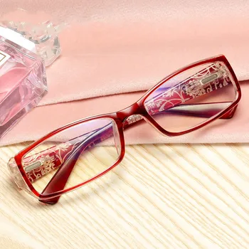 Moda Klasik Kare okuma gözlüğü Kadınlar Vintage Plastik Gözlük Retro Erkekler Presbiyopi Okuma Gözlükleri +1.5 +2.0 +2.5 +3.0