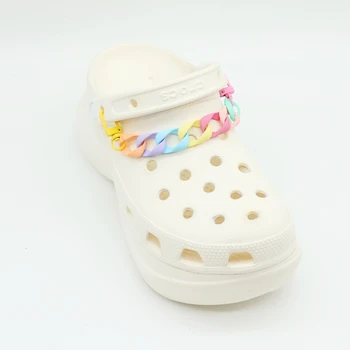Moda Zinciri Croc Takılar Tasarımcı Sevimli DIY Ayakkabı Zinciri Süslemeleri Tüm Maç Renkli Ayakkabı Aksesuarları Kaliteli Takılar Croc