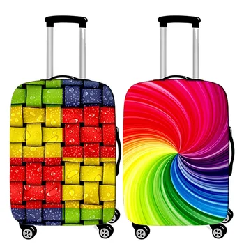 Moda Çiçek Bagaj Koruyucu Kapak için 19-32 İnç Bagaj Kapağı Seyahat Aksesuarları Streç Kumaş Bavul Koruyucu Kapak