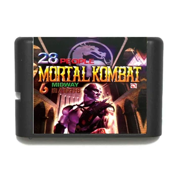 Mortal Kombat 6 Midway 28 Kişi 16 bitlik MD Oyun Kartı Için Sega Mega Sürücü Genesis