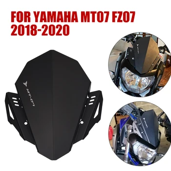 Motosiklet CNC Ön Cam rüzgar deflektörü Cam Üst Kapak YAMAHA MT-07 MT07 FZ07 MT FZ 07 2018 2019 2020 13 - 17
