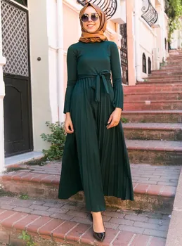 Müslüman Elbise Arapça Abaya Dubai Başörtüsü Elbiseler Kadınlar için Pakistan Afrika Fas Kaftan Elbiseler İslam Giyim Eid Mubarak