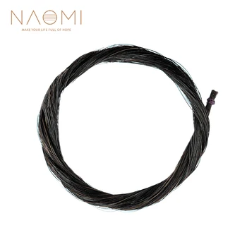 NAOMI 1 Hank Klasik Siyah Renk Hazırlanan Premium Kalite Moğol At Saç İçin 3/4 4/4 Keman Viyolonsel Kontrbas Yay