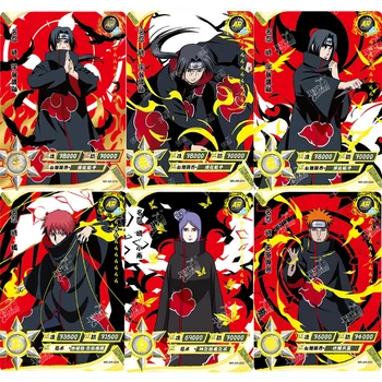 Naruto 1-27 AR Kart Uchiha Itachi Uchiha Obito Ootutuki Kaguya Uchiha Madara Anime Figürü Oyun Koleksiyonu Kartları Çocuk Oyuncakları Hediyeler