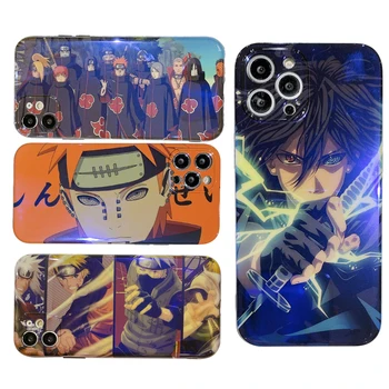 Naruto Anime Telefon Kılıfı İçin iPhone 11 12 13 Pro Max 7 8 Artı SE2020 X XR XS Hitachi Telefon Kapak Geri Kabuk Erkekler Kadınlar Çocuklar Hediyeler