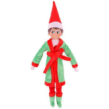 Noel Elf Dolması Elf Aksesuar Pijama Uyku Tulumu Göz Maskesi Pelerin Kawaii Kardan Adam Noel Ağacı Kıyafet oyuncak bebek giysileri Oyuncaklar