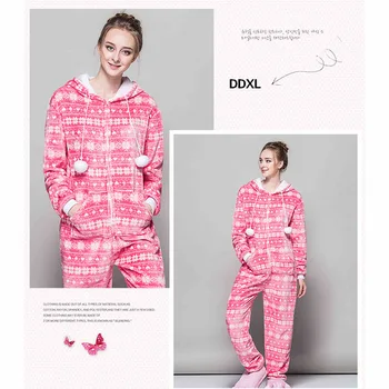 Noel Kırmızı Kuş Kigurumi Kadın Pijama Kar Baskı hayvanlı pijama Onesies Yetişkinler İçin Tek Parça Pijama Cosplay Kostüm Pijama