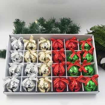 Noel Metal Çan Dekorasyon 4 Renk Noel Küçük Çan Ağacı Dekorasyon Noel Partisi Dekoru noel hediyesi Kolye
