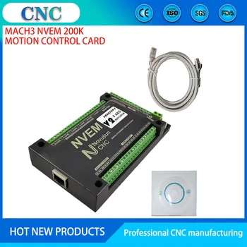 NVEM Mach3 CNC kontrol 3 4 5 6 eksen nvem v2 için kart 200KHz Ethernet port kontrolü.1