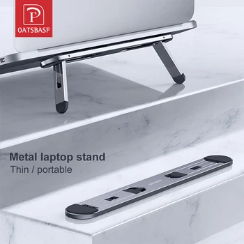 Oatsbasf Laptop standı MacBook Air Pro İçin Destek Tablet Taşınabilir Dizüstü Standı Mini Yükseltici Katlanabilir Dizüstü bilgisayar Tutucu Soğutma Montaj