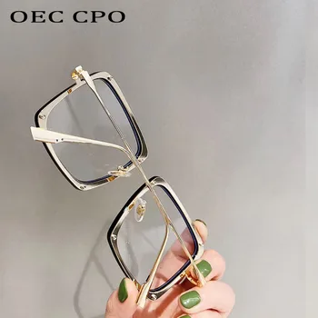 OEC CPO Moda Bayanlar Kare Gözlük Çerçeveleri Kadınlar Trend Şeffaf Gözlük Çerçeveleri Erkekler Şeffaf Gözlük Gözlük 0630