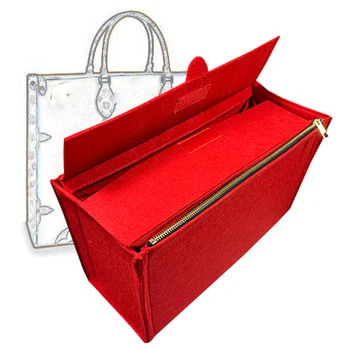 Onthego MM GM Çanta Tote çanta düzenleyici Çanta Astarı Çanta Ekle Organizatör seyahat el çantası Premium 2 / 3MM Premium Keçe El Yapımı/20