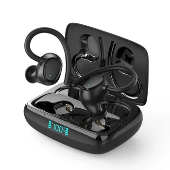 Ordtop Bluetooth kablosuz kulaklıklar Dokunmatik Kontrol Spor Su Geçirmez Bluetooth Kulaklık Bas Stereo Kablosuz Kulaklık mic İle