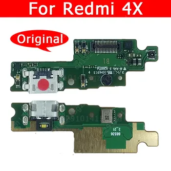 Orijinal USB Şarj Kurulu Xiaomi Redmi İçin 4X şarj portu soketli konnektör Cep Telefonu Aksesuarları Yedek Yedek Parça