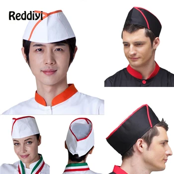 Otel Erkekler şef şapkası Catering Kap kantin Nefes Örgü Şapkalar Restoran Mutfak Pişirme Şapka Fırın Kadın Garson İş Kapaklar