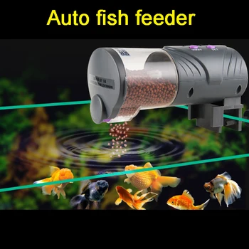 Otomatik Elektrikli Plastik Balık Zamanlayıcı Besleyici Ev Akvaryum Gıda Besleme Taşınabilir Balık Besleyici Araçları