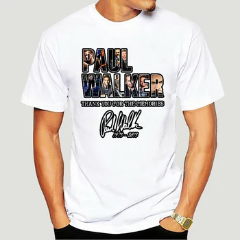 Paul Walker İçin Teşekkür Ederim Anılar İmza T-Shirt 8874X