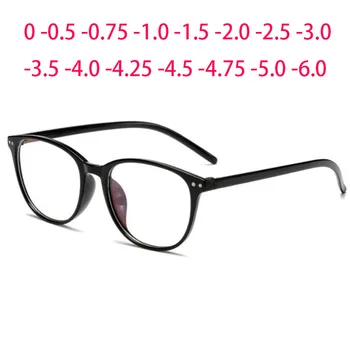 Perçinler Miyopi Gözlük Erkekler Kadınlar Kedi Gözler Miyop 1.56 Asferik Yeşil Kaplı Gözlük-1.0-1.5-2.0-2.5 - 3.0 İla-6.0