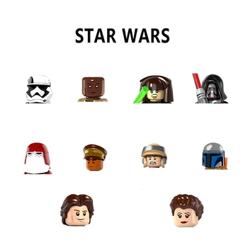 PG8095 Yapı Taşları Han Solo Leia Tuğla Rakamlar Topuz Windu Mini Figürler Rebel Troopers Şekil Meclisi Çocuk Oyuncak