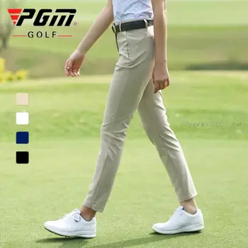 Pgm kadın Rahat Golf Pantolon Slim Fit Golf Pantolon Bayanlar Yüksek Bel Pantolon Yaz Hızlı Kuru Nefes Spor Pantolon XS-XL