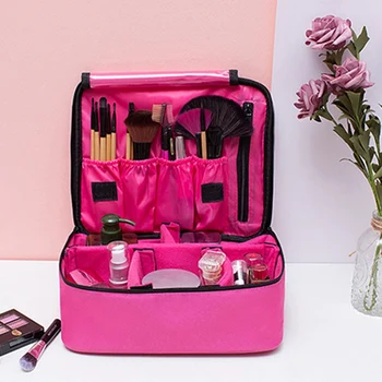 Profesyonel Makyaj Bavulları Büyük Kapasiteli saklama kutusu Taşınabilir kozmetik düzenleyici Çantası Kadın Yeni Seyahat Güzellik Araç Kitleri