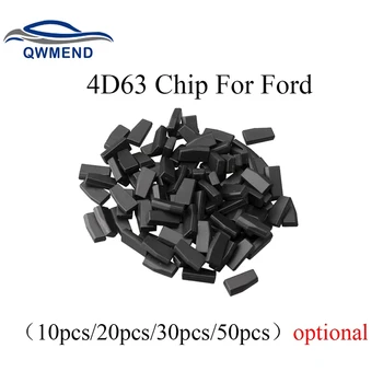 QWMEND 10X 20X 30X 50X Ford için Otomatik Transponder Çip 4D63 40Bit / 80Bit 4D ID63 Çip Mazda için Ford için Mecury