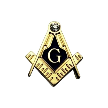Rhinestone Masonik Yaka İğneler Kristal Pusula Ve Sqaure Broş Hediyeler Rozetleri İle Kelebek Debriyaj,1