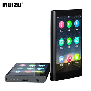 RUIZU H10 MP3 Çalar bluetooth hoparlör Dokunmatik Ekran Kayıpsız Müzik Çalarlar FM Radyo Kaydedici video oyunu Ebook TF Kart