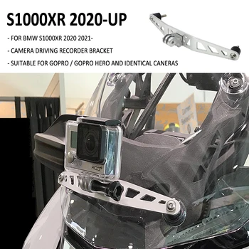 S 1000 XR YENİ Motosiklet Aksesuarları Sürüş Kaydedici Kamera Gümüş Braketi BMW S1000XR S1000 XR S 1000XR 2020 2021 -