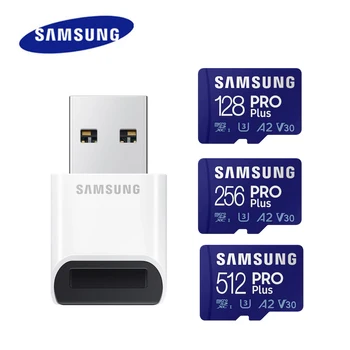 SAMSUNG EVO / PRO Artı Mikro SD 64GB Mikro SD / TF Kart 128GB 256GB 512GB Flaş Mikro Kart U3 4K Hafıza Kartı Telefon Drone Kamera