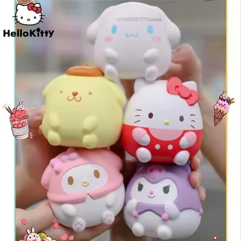 Sanrio Hello Kitty Dekompresyon Bebek Y2k Kuromi Cinnamoroll Yavaş Ribaund Serbest Bırakma Topu Oyuncak Kawaii Benim Melody Stres Bebek Oyuncak Çocuklar