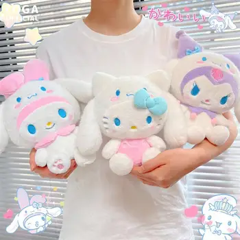 Sanrio Sevimli Kuromi Benim Melodi peluş oyuncak japon çizgi film bebeği hediye çantası Kolye Kız Hediye Yastık Yatak Odası Dekoratif Çocuk Hediye