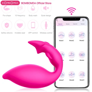 Seks Oyuncakları Bluetooth Yapay Penis Vibratör Akıllı APP Vibratör bayanlara Seks Oyuncak Uzaktan Kumanda Klitoris g-spot Stimülatörü Vajina Masajı