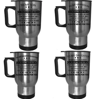 Seyahat tipi kupa metal kupa doğum günü hediyesi kişiselleştirin 4 türleri 450 ML drinkingware mutfak bar paslanmaz çelik kahve kupa bebek